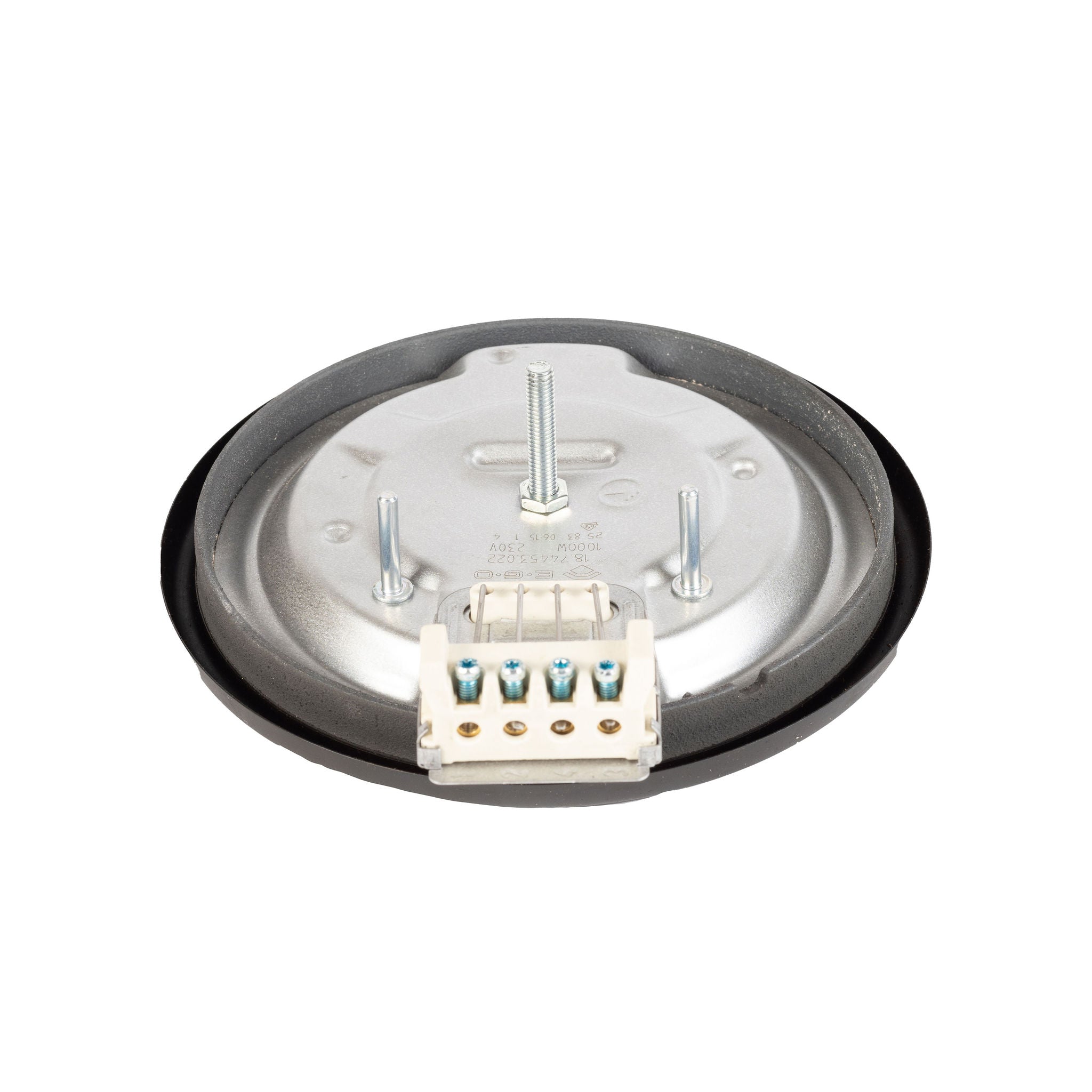 Defy E.G.O 8" Low Heat Solid Plate (180mm, 1500W, 8mm Black Trim)