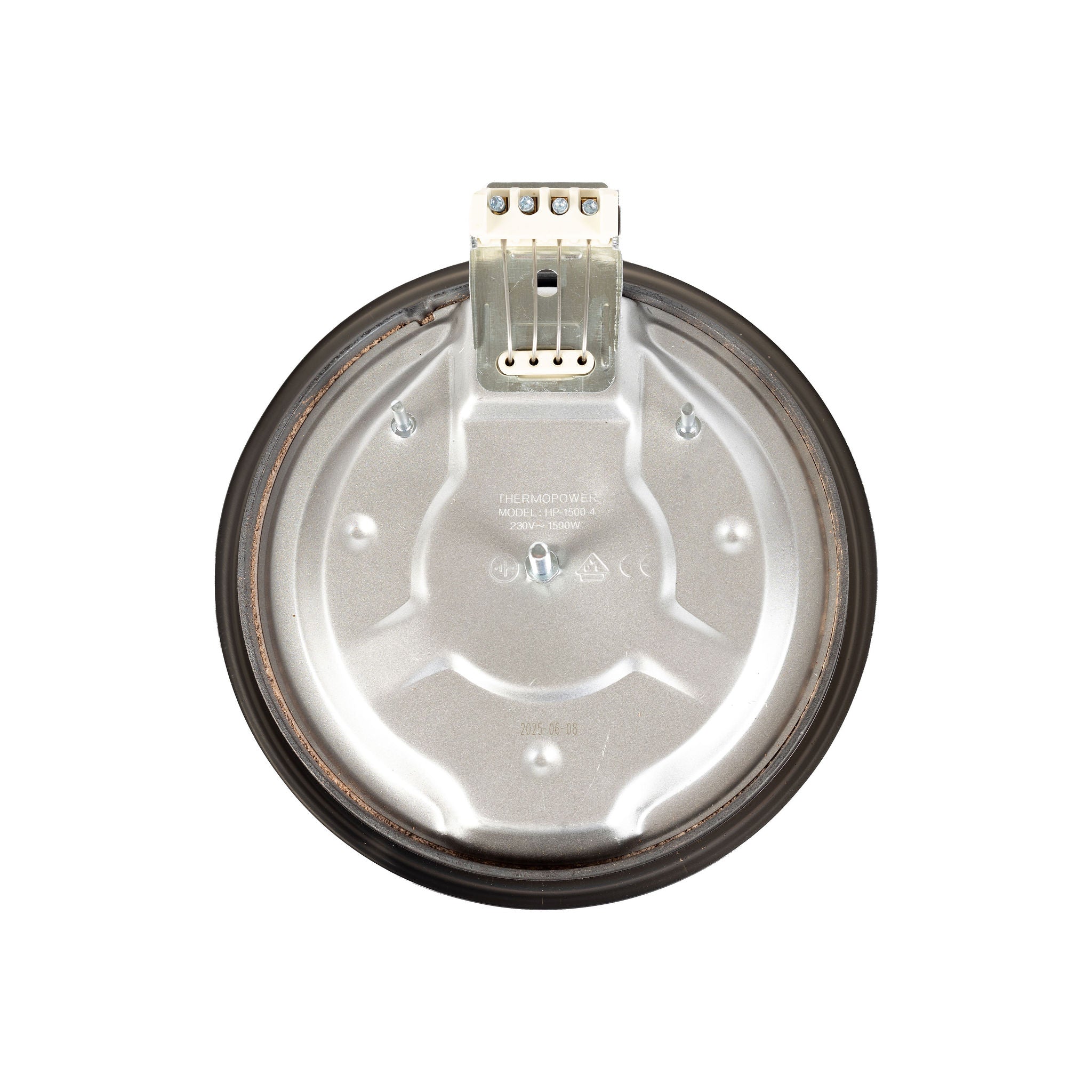 Defy 180mm DIA. 1500W High-Speed Plate with Black Trim