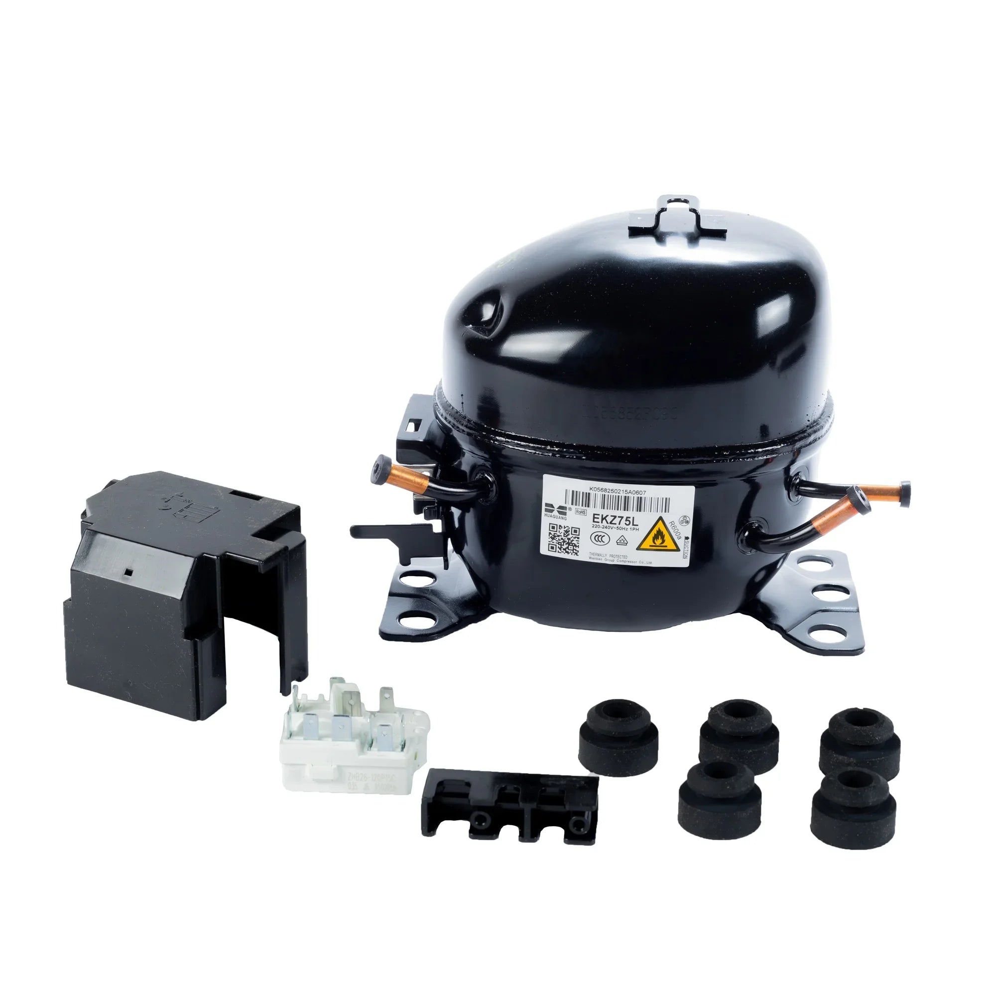 Defy Fridge Compressor Assembly EKZ75L (1/5 HP) R600a