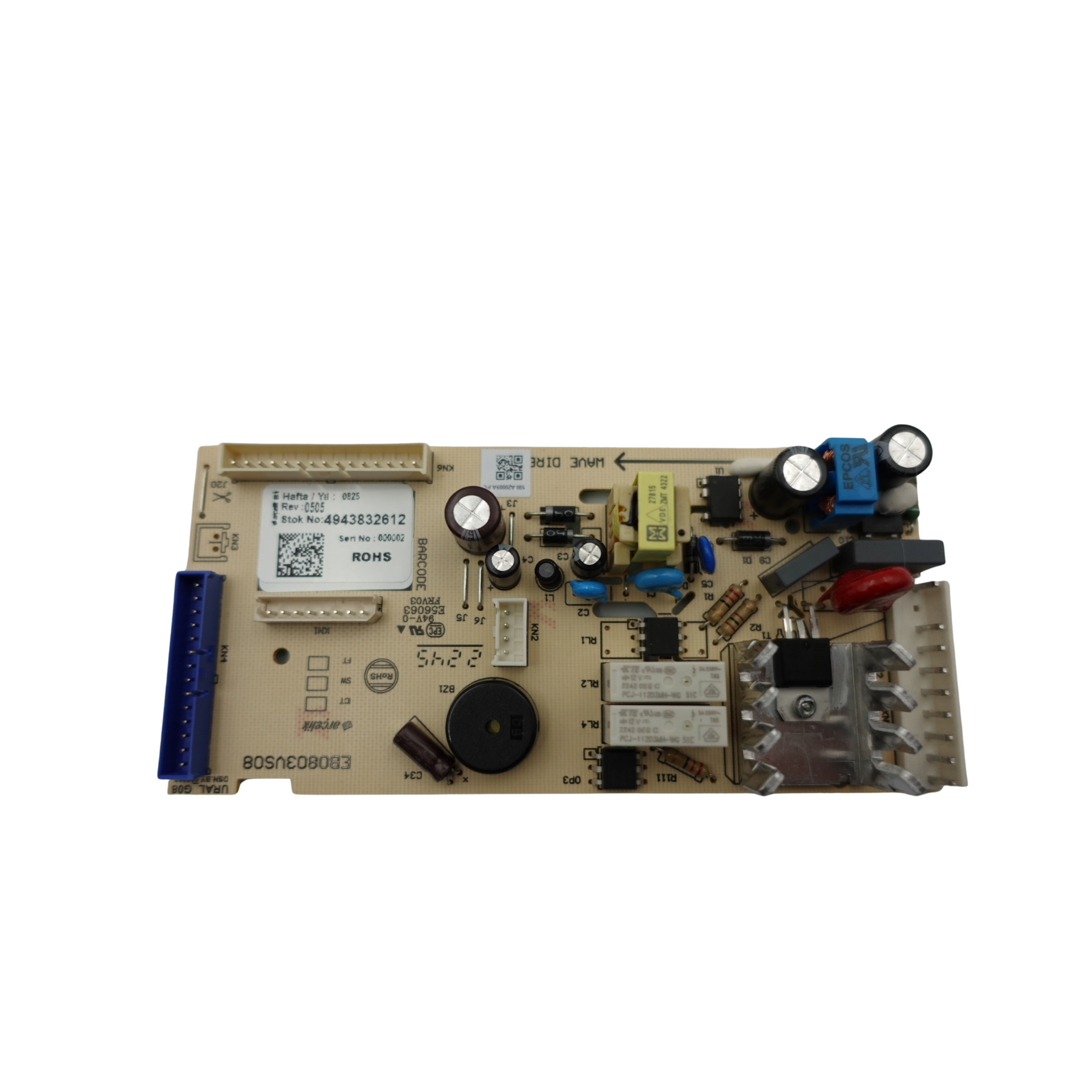 DEFY FREEZER MAIN PCB 4943832612