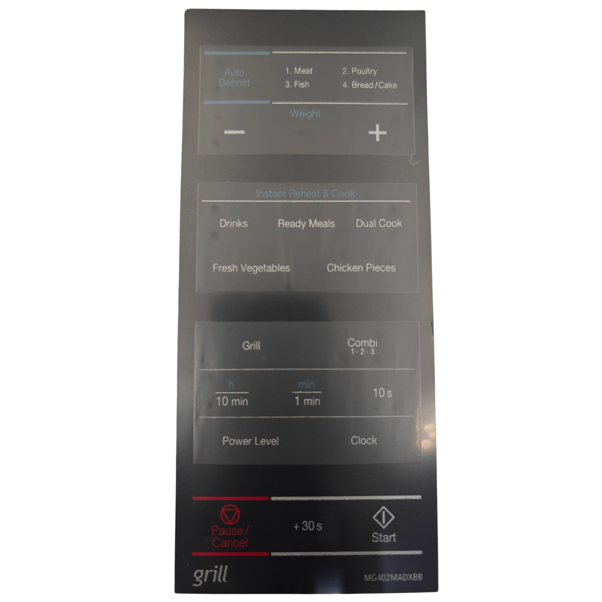 Samsung Microwave Oven Touch Pad