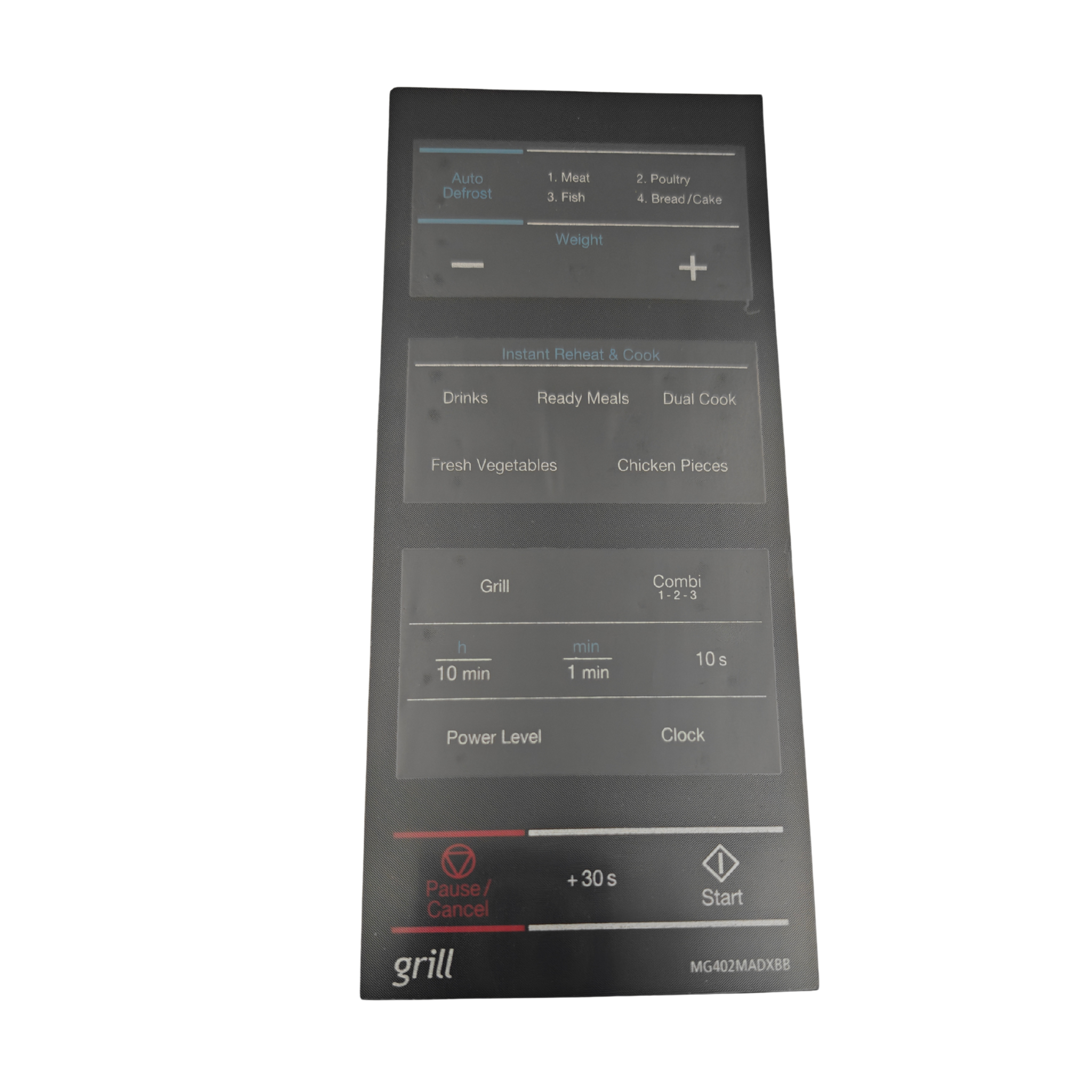 Samsung Microwave Oven Touch Pad
