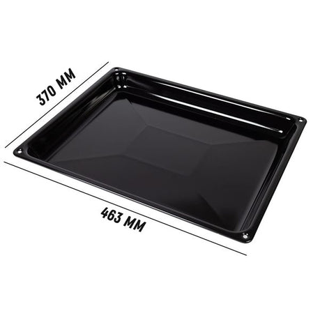 Defy Oven Roast Pan - Enamel Black (370 x 463mm)