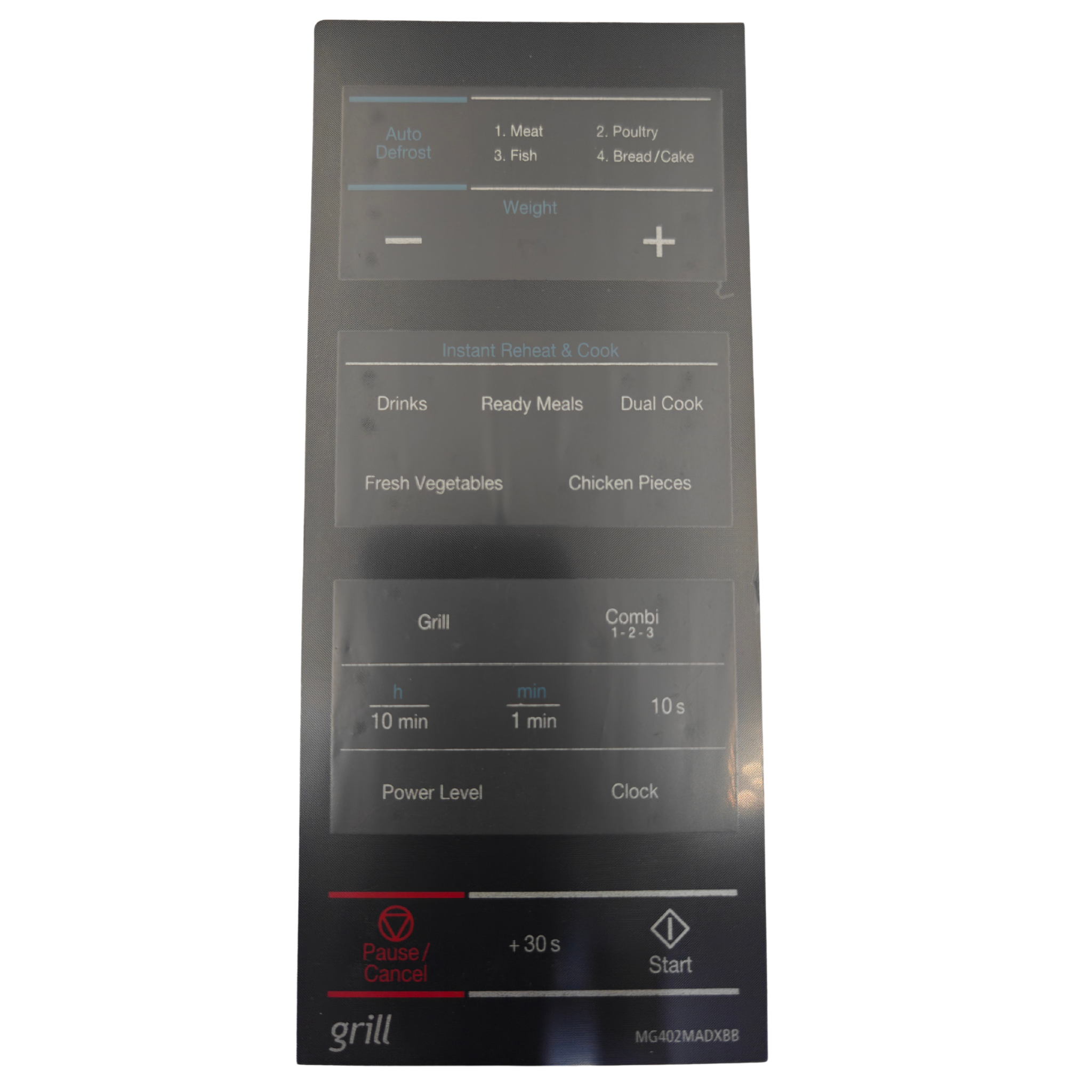 Samsung Microwave Oven Touch Pad